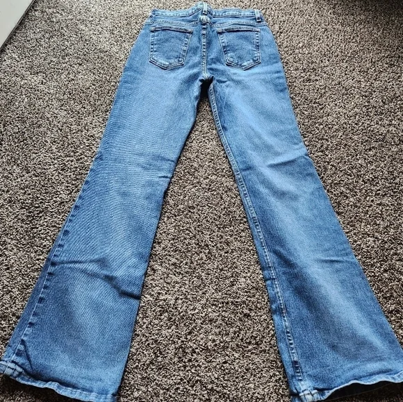 Like New Vintage Xhilaration Stretch High Waist Flare Jeans Size 13 - Picture 6 of 13